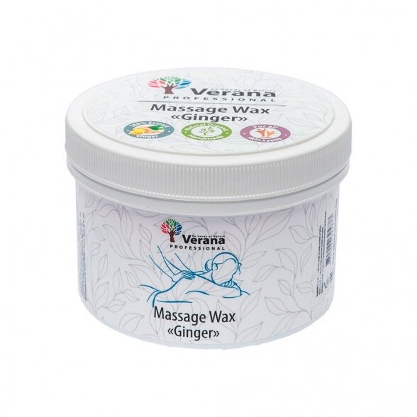 Solid massage oil (wax) Verana - Ginger, 200gr