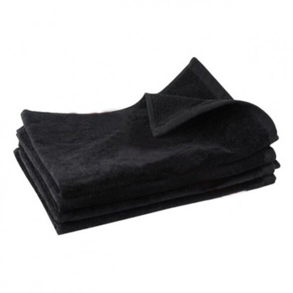 Loop towel 50 x 90cm, black