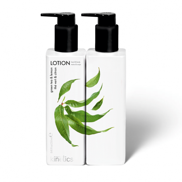 Kinetics hand and body lotion GREEN TEA & LEMON, 250ml