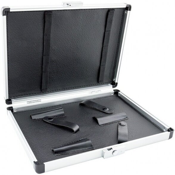 Barber tool case DS-518-5, plastic-aluminum, black 1