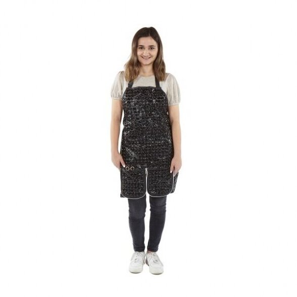 Barber apron SIBEL COMPACT, black