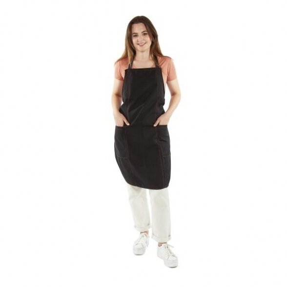 Barber apron SIBEL V FAST, black