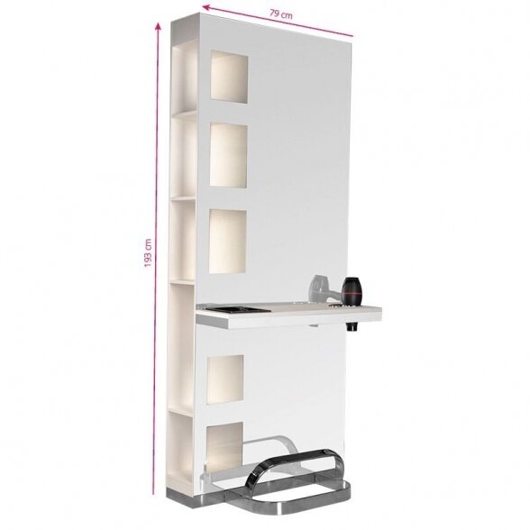 Hairdressing console GABBIANO B058 PEARL 1