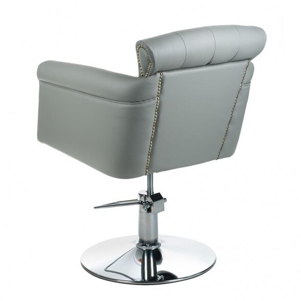 HAIRDRESSER&#39;S CHAIR ALBERTO BH-8038, LIGHT GRAY SP. 2