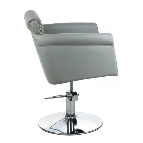 HAIRDRESSER&#39;S CHAIR ALBERTO BH-8038, LIGHT GRAY SP. 1