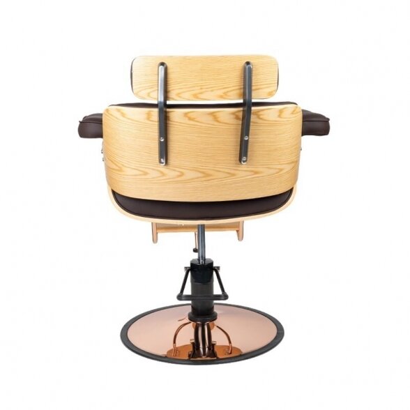 Hairdressing chair GABBIANO FLORENTIJA, brown sp. 3