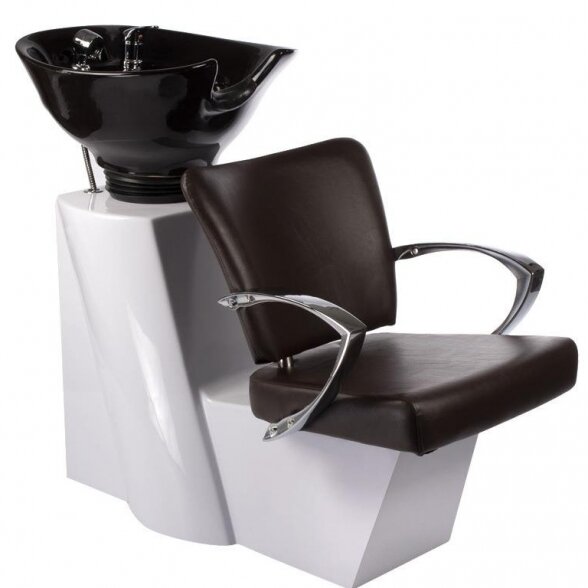 Hairdressing sink LIVIO, brown sp.