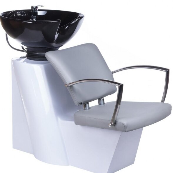 Hairdressing sink LIVIO, light gray sp.