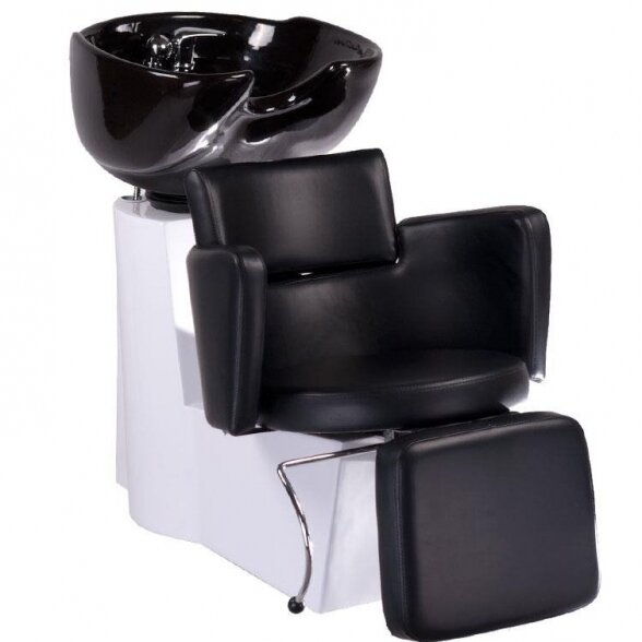 Hairdressing sink LUIGI, black sp.