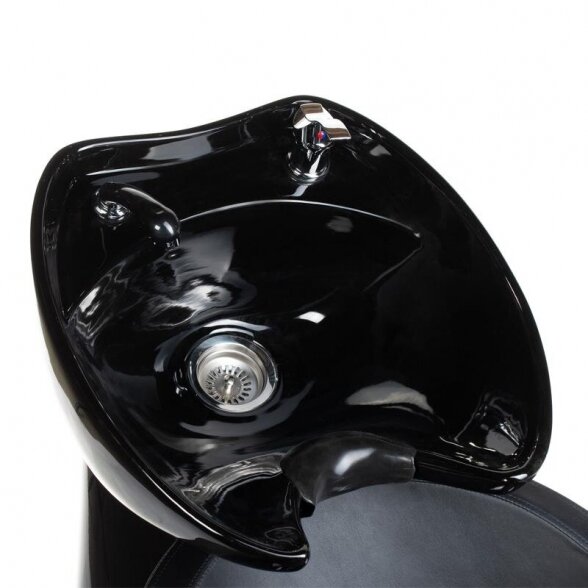 Barber wash basin Paolo BH-8031, black sp. 2