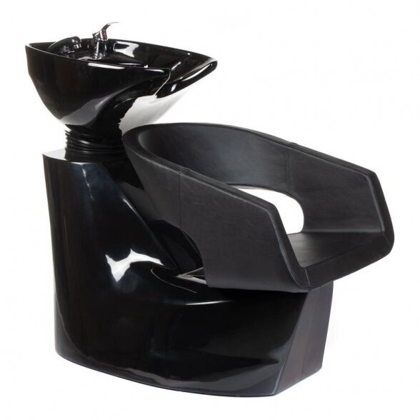 Barber wash basin Paolo BH-8031, black sp.