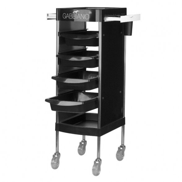 Hair salon trolley GABBIANO FX11F BLACK