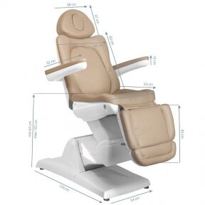 Cosmetology chair AZZURRO 870 CAPPUCINO