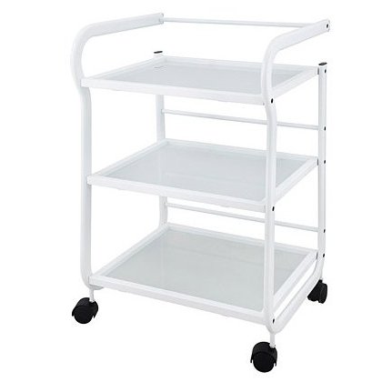 Cosmetic trolley Weelko HELP, 3 shelves, white sp.