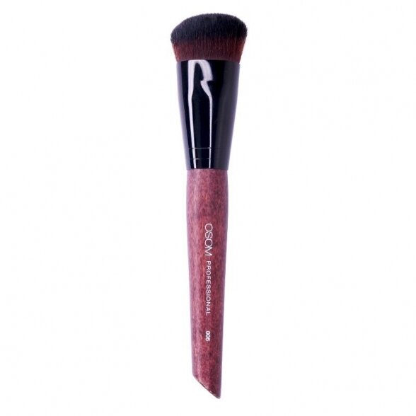 Kosmetinis teptukas OSOM Professional Angled Contour brush, veido kontūravimui, skystam pagrindui