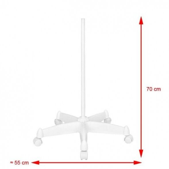 Kosmetologinė LED lempa su lupa MOONLIGHT 8012/5", baltos sp. 4