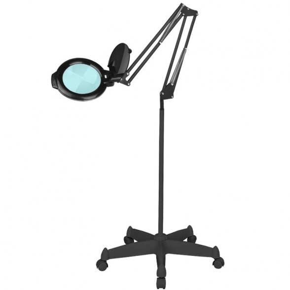 Cosmetic LED lamp with magnifying glass MOONLIGHT, with wheels 115252