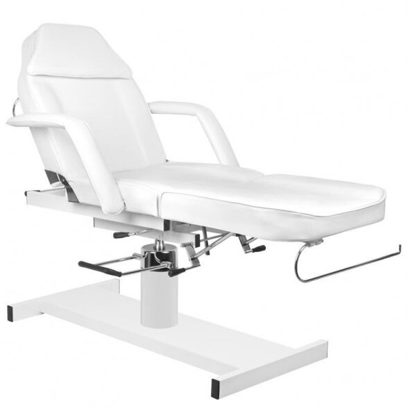 Cosmetology chair A210 with hydraulic mechanism, white 3