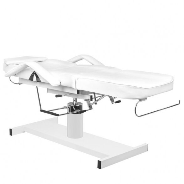 Cosmetology chair A210 with hydraulic mechanism, white 4