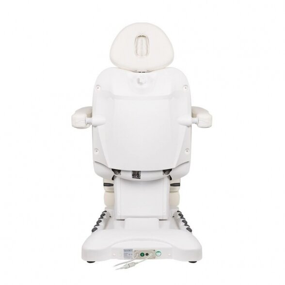 Cosmetic chair AZZURRO 708B EXCLUSIVE 3 motors, white 2