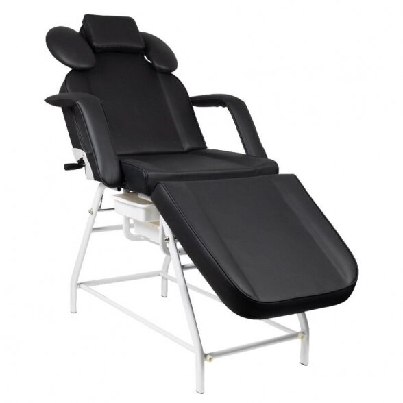 Cosmetology chair, black