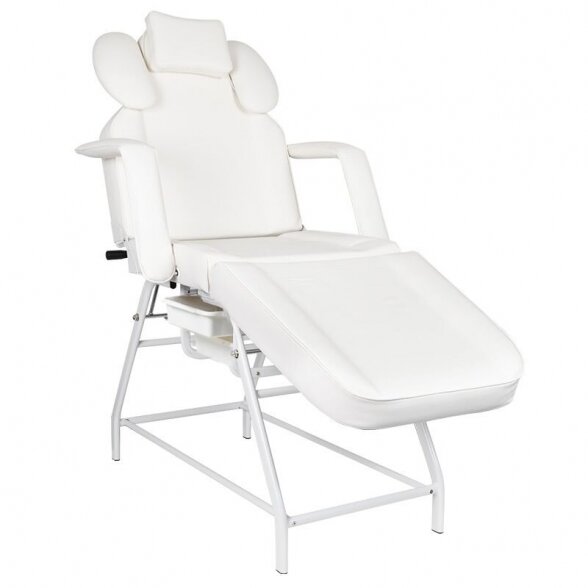 Cosmetology chair, white