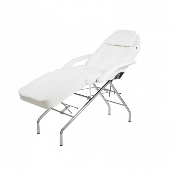 Cosmetology mechanical chair - bed Weelko Vomex, white