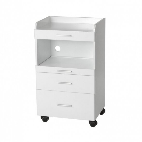 Cosmetic trolley Weelko Aux, white