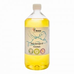 Body massage oil Coconut, 1000 ml.