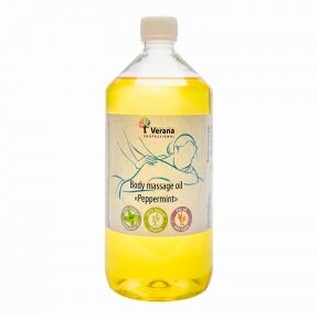 Body massage oil PEPPERMINT, 1000 ml.