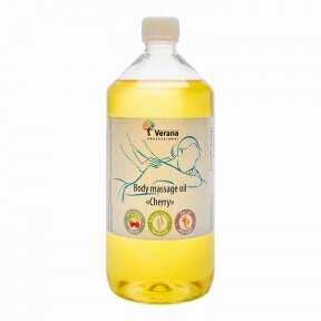 Body massage oil Cherry, 1000 ml.