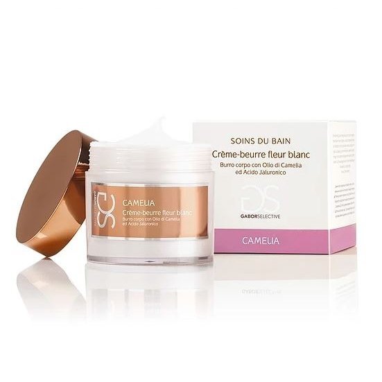 Body cream with camellia oil and hyaluronic GABOR SELECTIVE - CRÈME-BEURRE FLEUR BLANC, 250ml