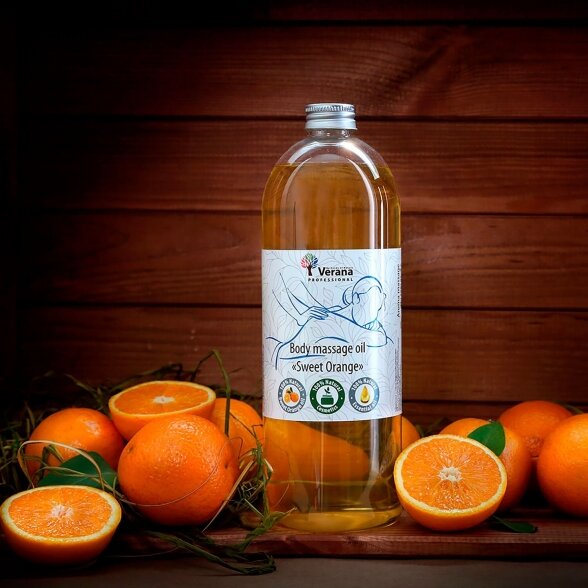 Body massage oil Orange, 250ml 1