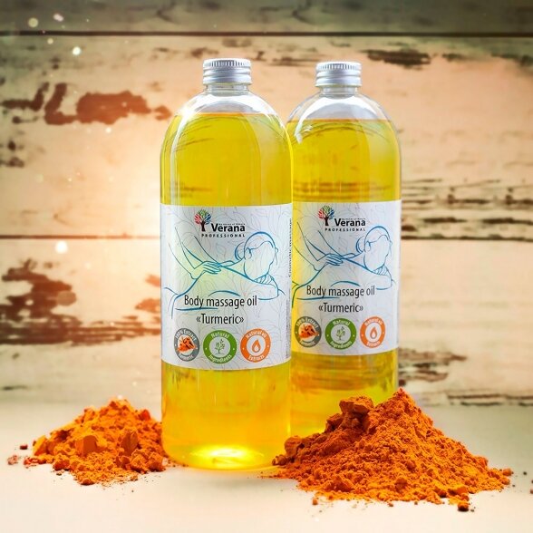 Body massage oil Turmeric Verana, 250ml 1