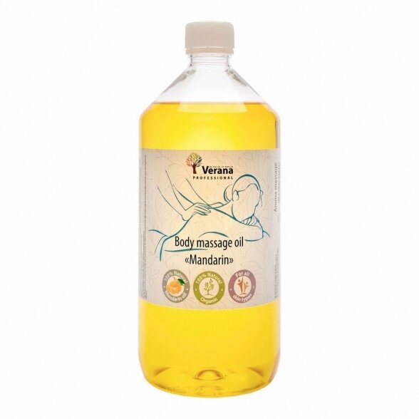 Body massage oil Mandarin Verana, 1000ml