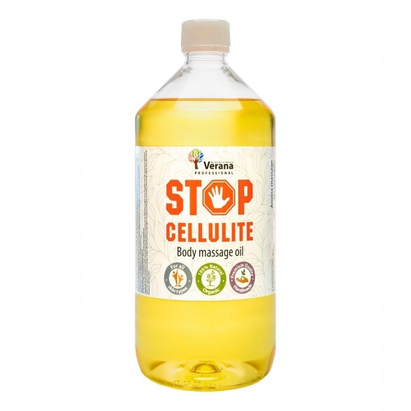 Kūno masažo aliejus STOP - CELLULITE, 1000ml