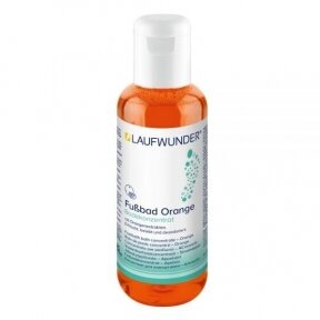 Laufwunder Footbath &quot;Orange&quot; - moisturizing, refreshing, foot bath with orange tree extract, 200 ml