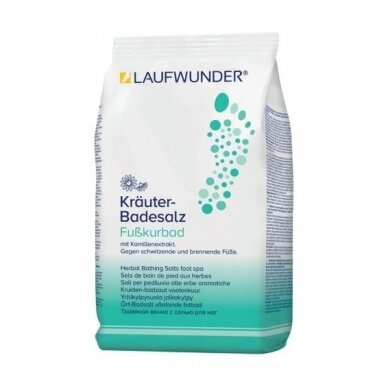 Laufwunder Herbal bath, vonios druska – su žolelių ekstraktais, 1kg.
