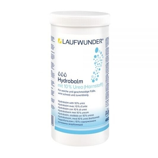 Laufwunder “HYDROBALM“, pėdų balzamas su šlapalu, 450 ml (be dozatoriaus)