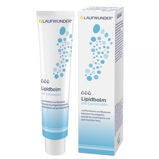 Laufwunder Lipibalm, balzamas su lipidais, sausai ir jautriai pėdų odai, 75ml