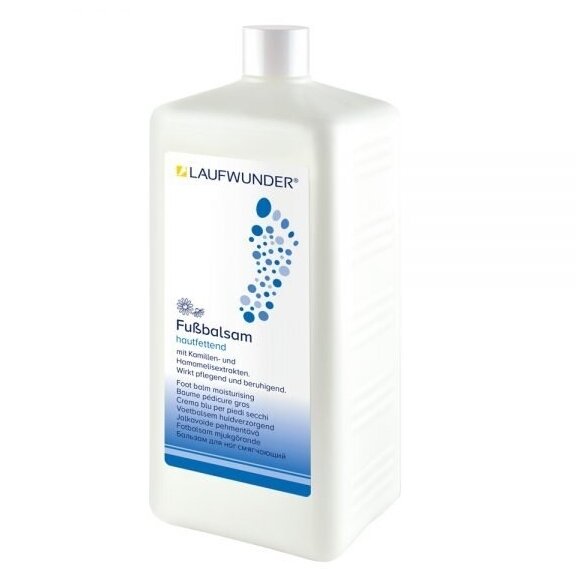 Laufwunder Foot balm, drėkinamasis balzamas sausai pėdų odai, 500 ml (be dozatoriaus)