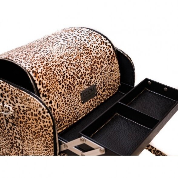 Lagaminas Osom Professional, leopardinis, 26x22–24x30 cm 4