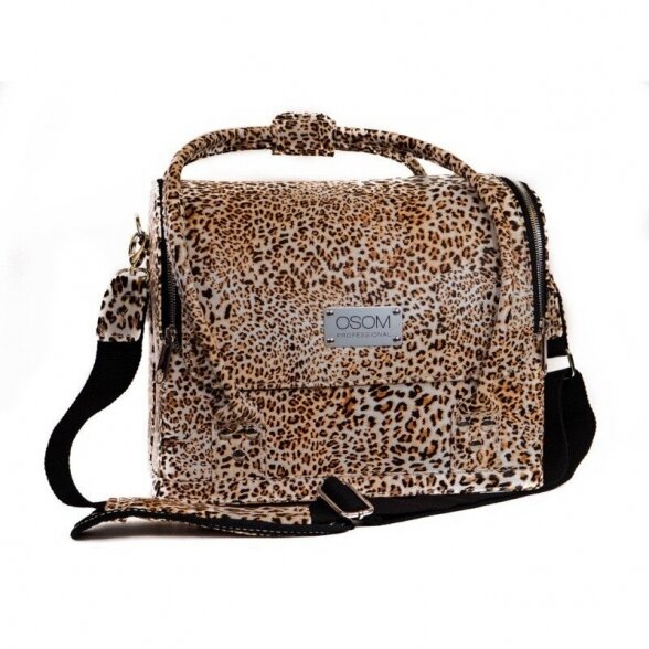 Lagaminas Osom Professional, leopardinis, 26x22–24x30 cm