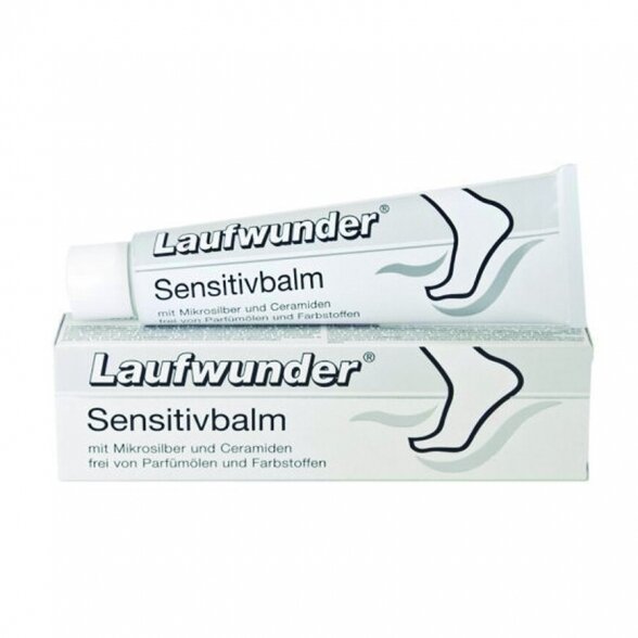 Laufwunder Sensitivbalm, kojų balzamas su sidabro mikrodalelėmis ir keramidais, 75ml 1