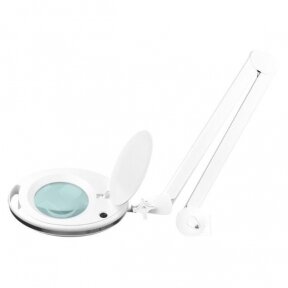 LED lamp with magnifying glass and stand ELEGANTE 6027 60 LED SMD 5D, white sp.