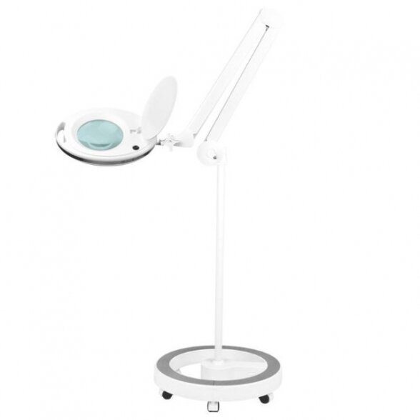 LED lamp with magnifying glass and stand ELEGANTE 6027 60 LED SMD 5D, white sp.