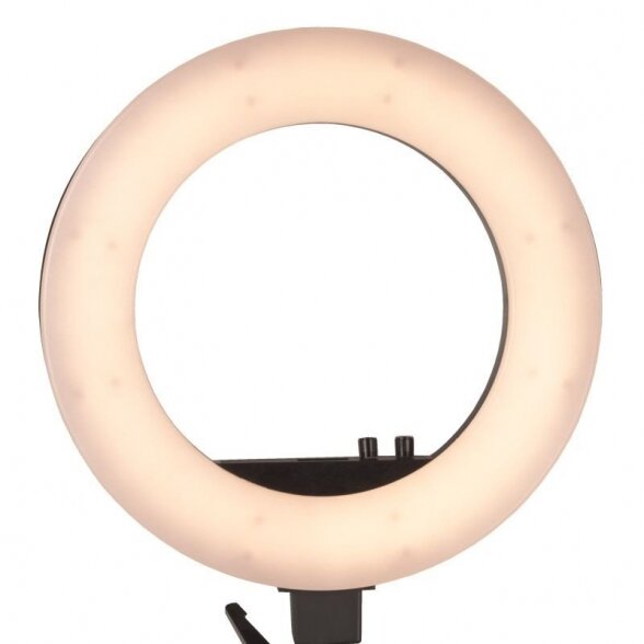 Lamp RING LIGHT 18&quot; 48W LED with stand, black sp. 3