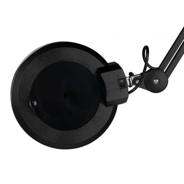 Lamp with magnifying glass + stand S5 LED, black 4