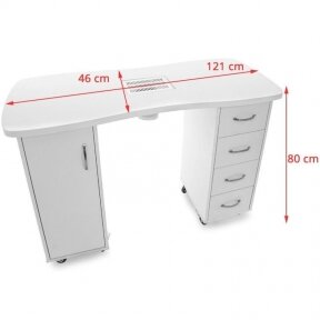 Manicure table with dust collector 2027