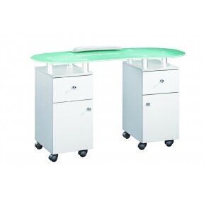 Manicure table with vacuum cleaner